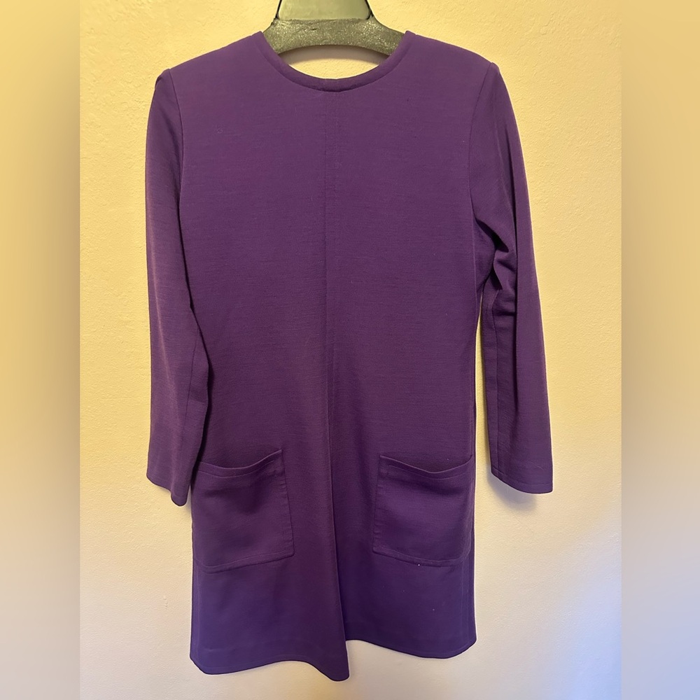 Vintage Yves St Laurent wool shift dress